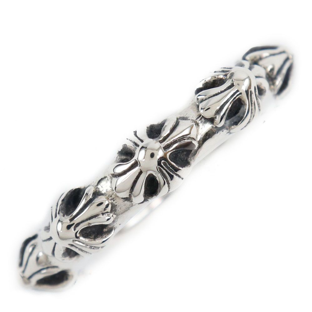 CHROME HEARTS】クロムハーツ クロスバンドリング 1997 シルバ - メルカリ