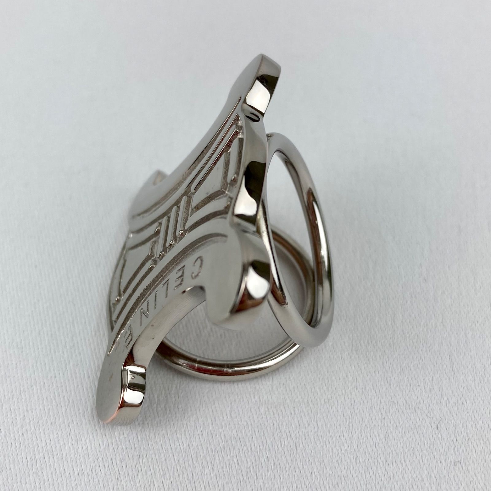 希少】CELINE セリーヌ スカーフリング トリオンフ ゴールド