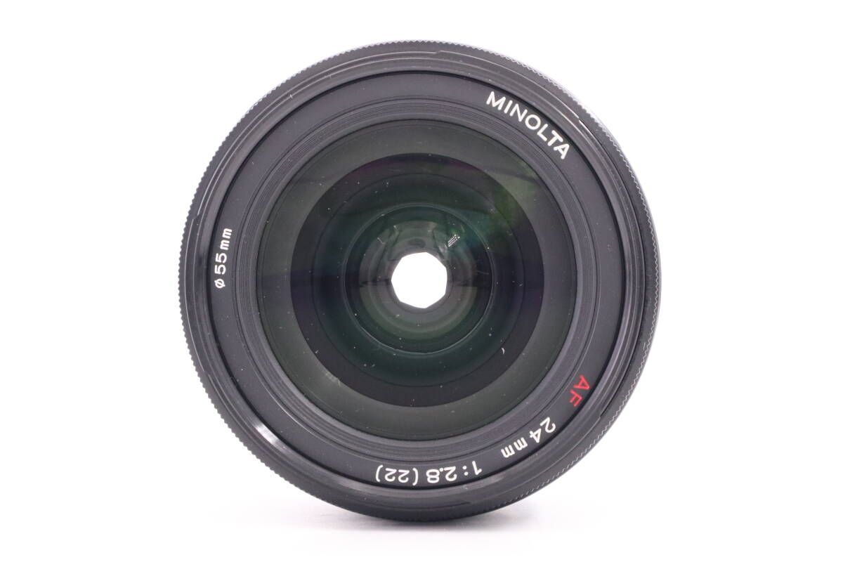 MINOLTA AF 24mm F2.8 ミノルタ AFレンズ ブラック (f04992)