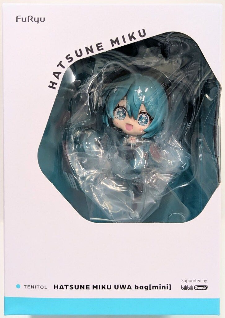 フリュー TENITOL 初音ミク UWA ふわふわ可愛い笑顔バッグmini PVC