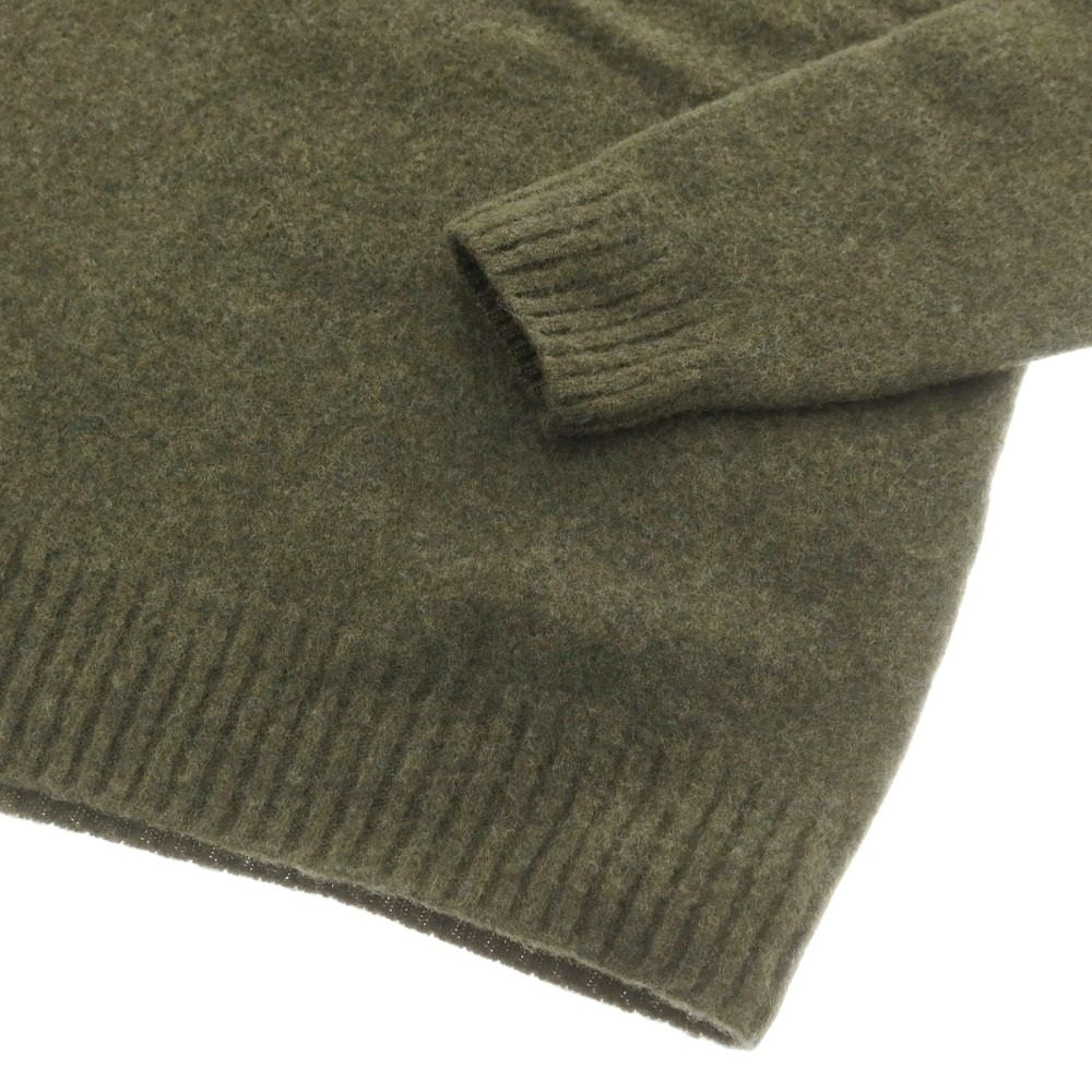 未使用　DRUMOHR ドルモア メリノモックネック　46 グリーン 新品】ドルモア DRUMOHR ウール モックネック プルオーバーニット