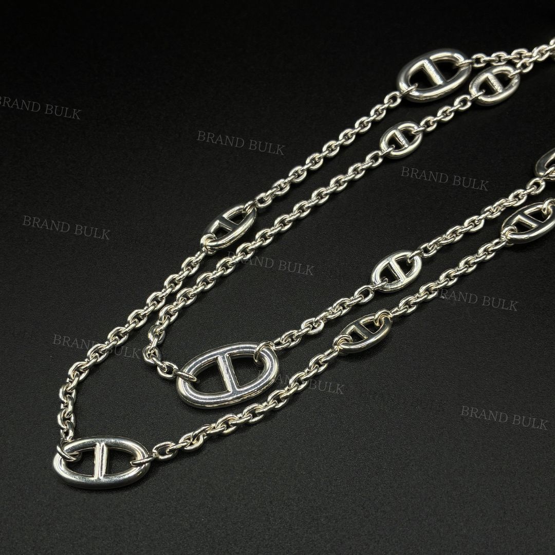 美品HERMES エルメスファランドールネックレス80cm