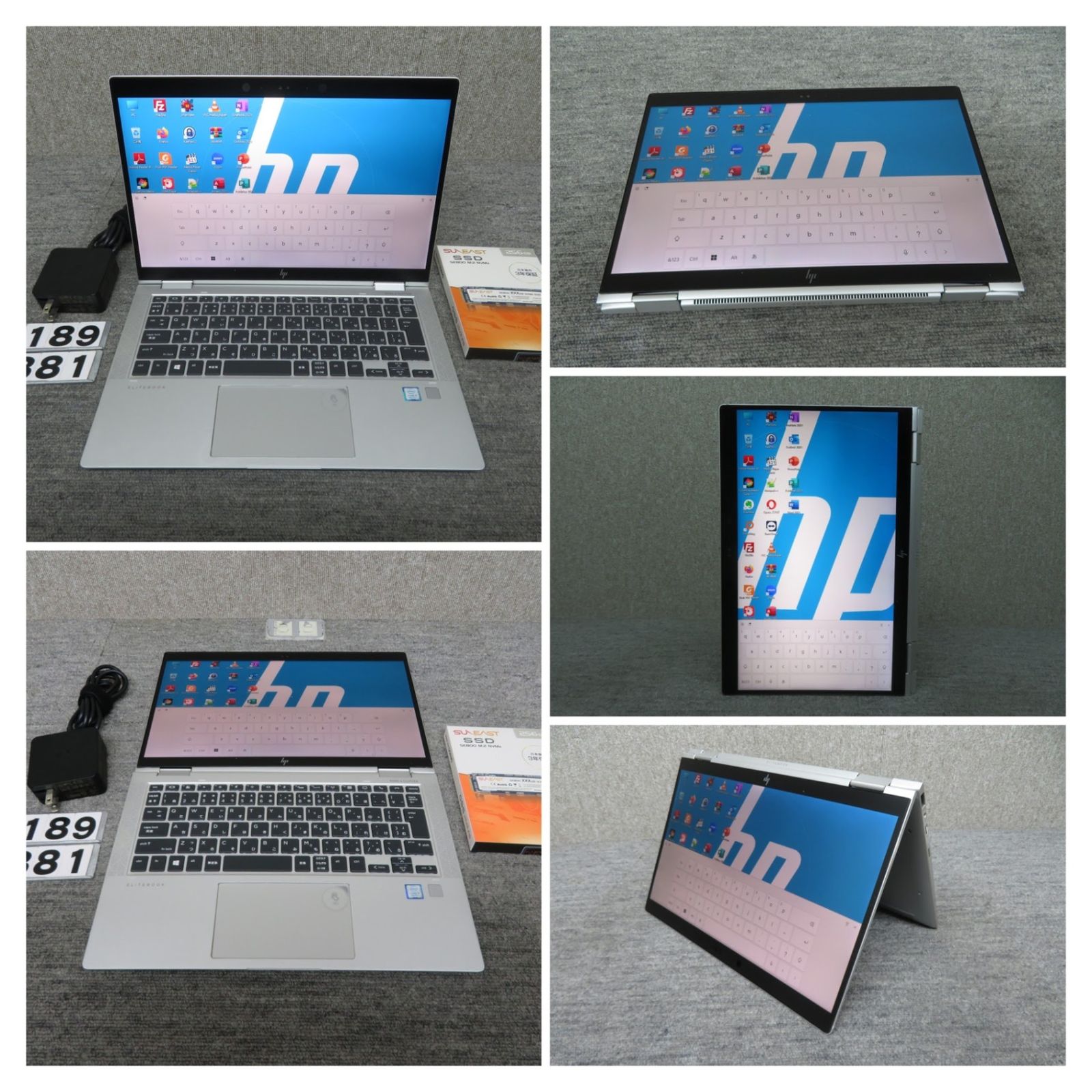 2in1タッチパネル・360°開く・高速CPU】◇ HP EliteBook x360 1030 G3 / 13.3型/ 高性能 i5-8250U /  高速 新品SSD256GB / メモリ 8GB / win 11 / ms Office - メルカリ