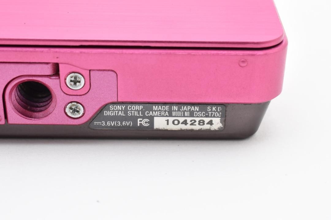SONY ソニー　サイバーショット　DSC-T700 ピンク Sony Cyber-shot DSC-T700 Digital Camera (Pink) DSC-T700/P B&H