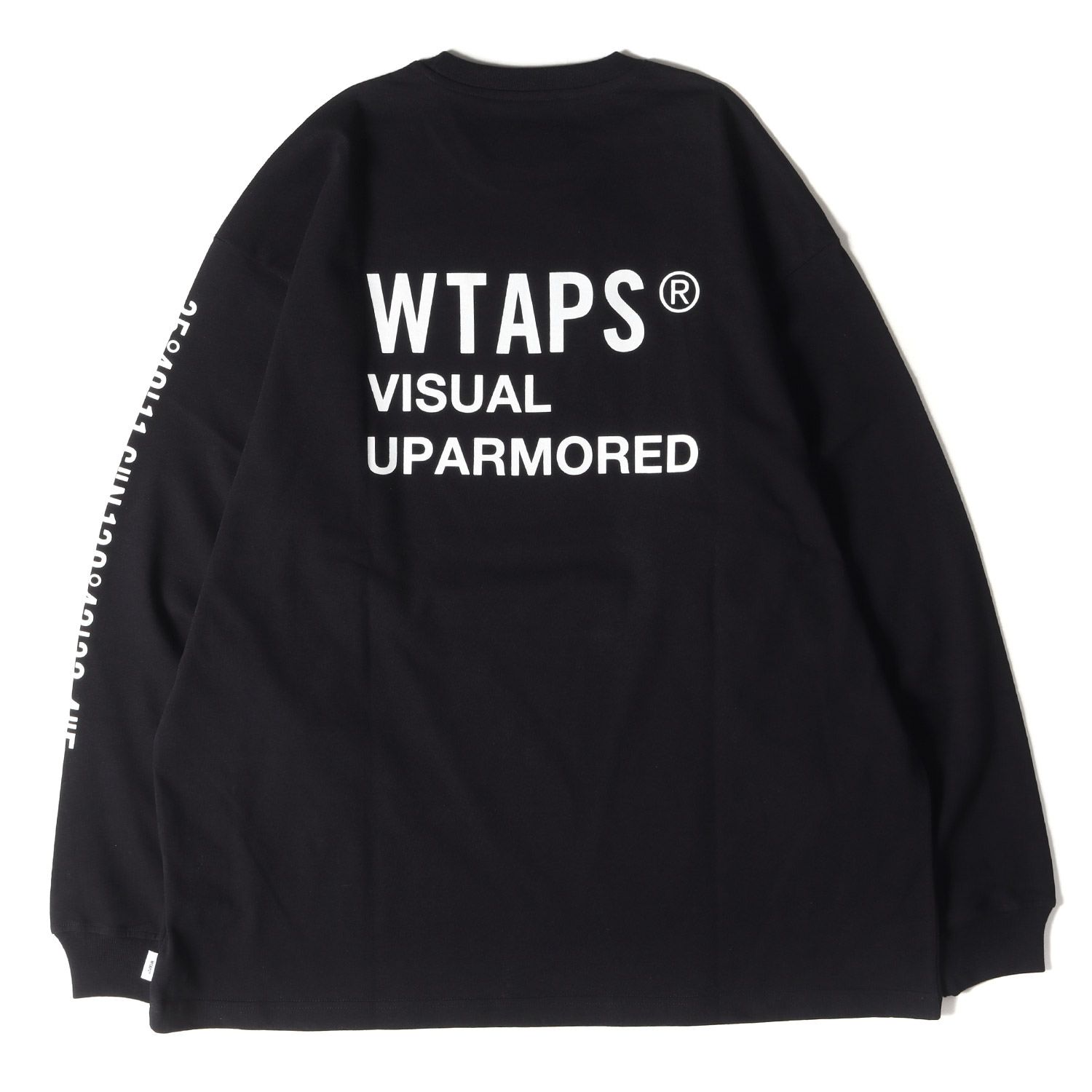 WTAPS DESIGN LS 長袖カットソー黒 WTAPS DESIGN LS 長袖カットソー黒