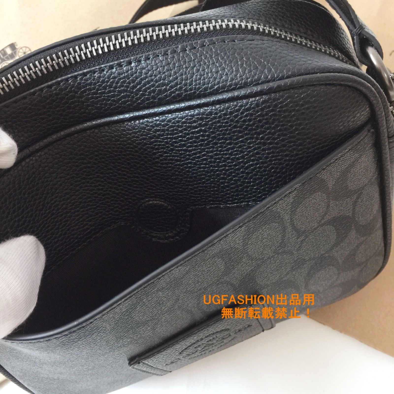 コーチバッグ＞COACH/コーチバッグ ショルダーバッグ C6080 チャコール  
