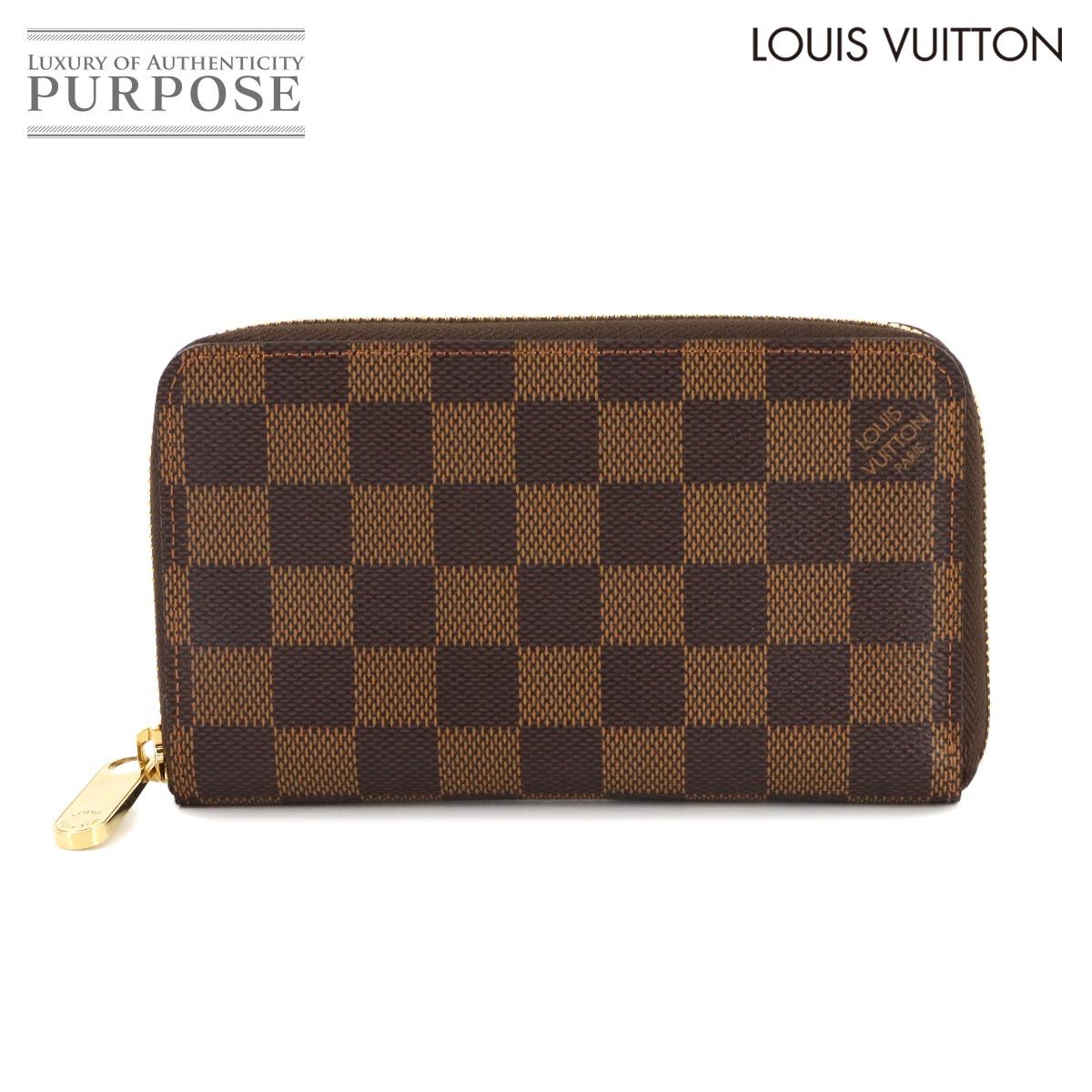 未使用 展示品 ルイ ヴィトン LOUIS VUITTON ダミエ ジッピー  