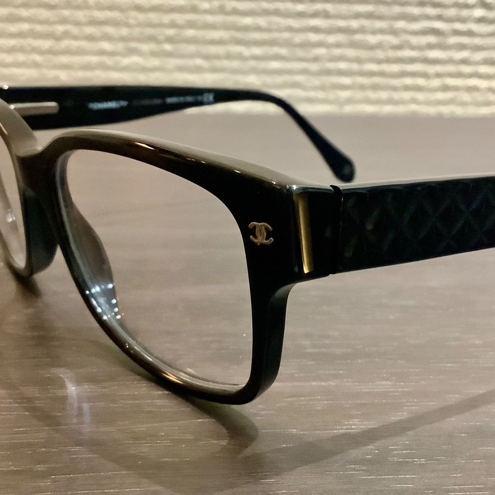 CHANEL メガネフレーム マトラッセモチーフ シャネル CHANEL ココマーク マトラッセ 眼鏡 メガネ めがね フレーム
