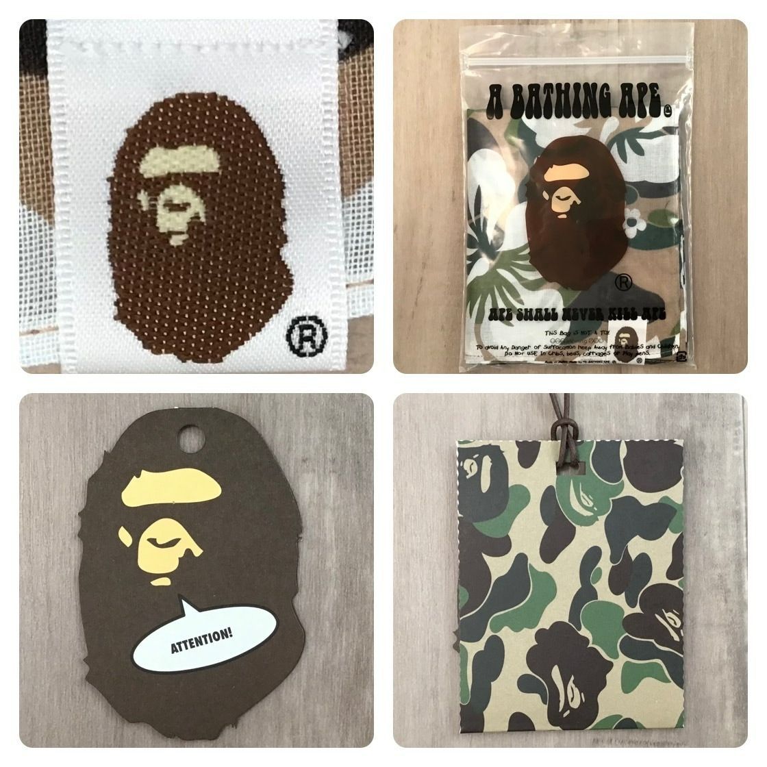 ☆新品☆ Aloha camo バンダナ a bathing ape BAPE camo green エイプ