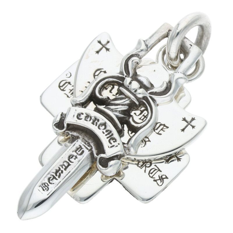 初期！年代物シルバー925 クロムハーツ スリートリンケッツ CHROME HEARTS クロムハーツ（原本無） 3TRINKETS オールド