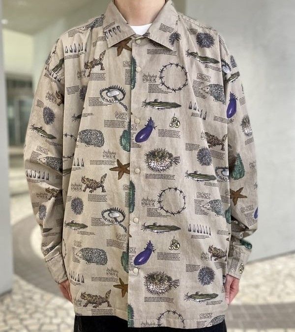 トップス s SSZ エスエスズィー 23AW 日本製 Toge Snap Button Shirt 棘
