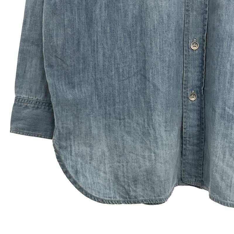 Plage / プラージュ | 2022AW | 製品加工デニムシャツ | F | サックス