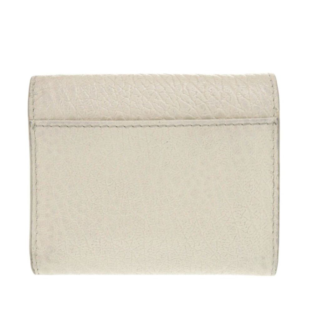 メゾンマルジェラ 4ステッチ 三つ折り財布 ベージュ