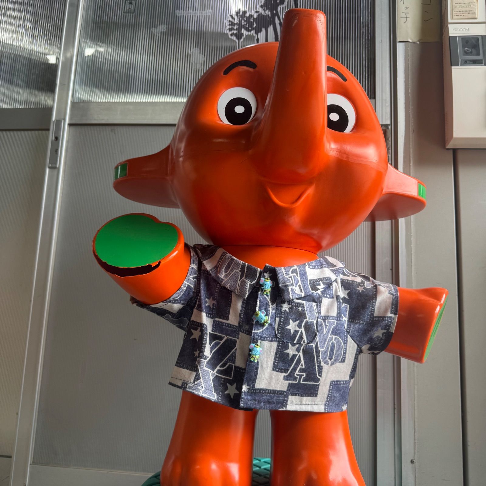 非売品 等身大 サトちゃん人形 置物 高さ約95cm 服付き SATO製薬 サト