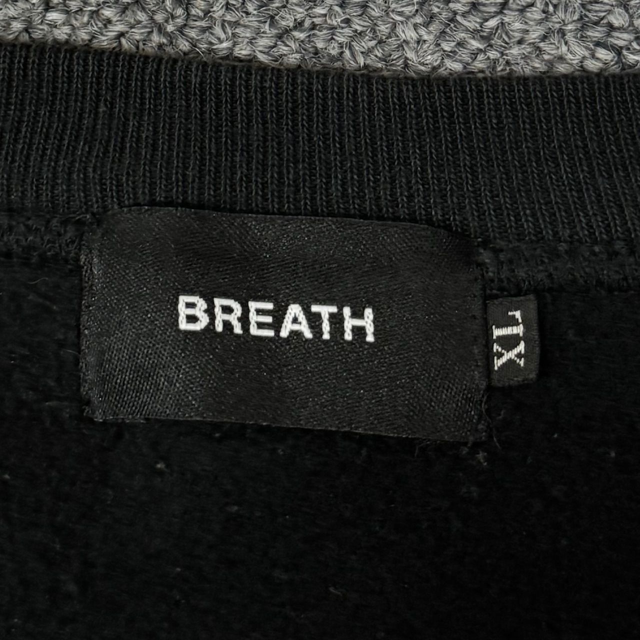 LOGO CRASH CREW NECK SWEAT