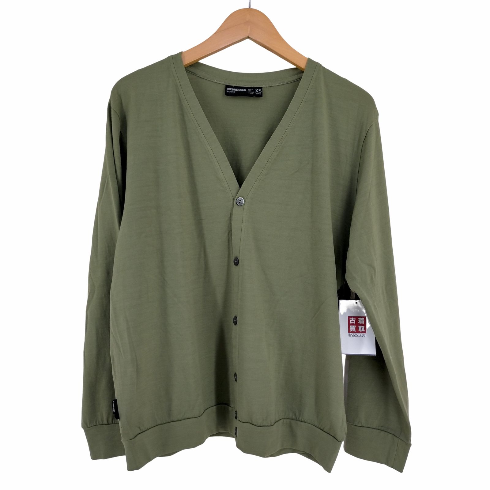 アイスブレーカー ICEBREAKER NATURE DYED CARDIGAN メンズ import：XS 