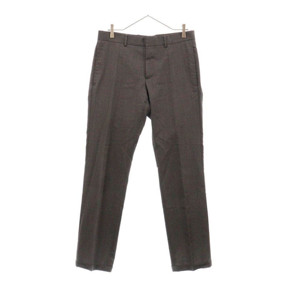 グッチ GUCCI スラックスパンツ ジップフライ ウール 40 黒