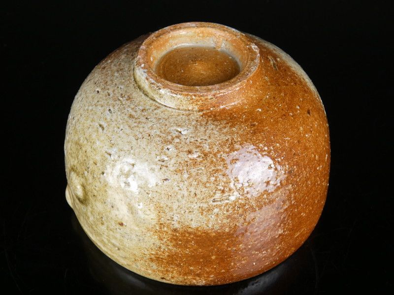 清宮】香山「伊賀焼 茶碗」共箱 幅 約12.6cm 高さ 約8cm 香山窯 販売