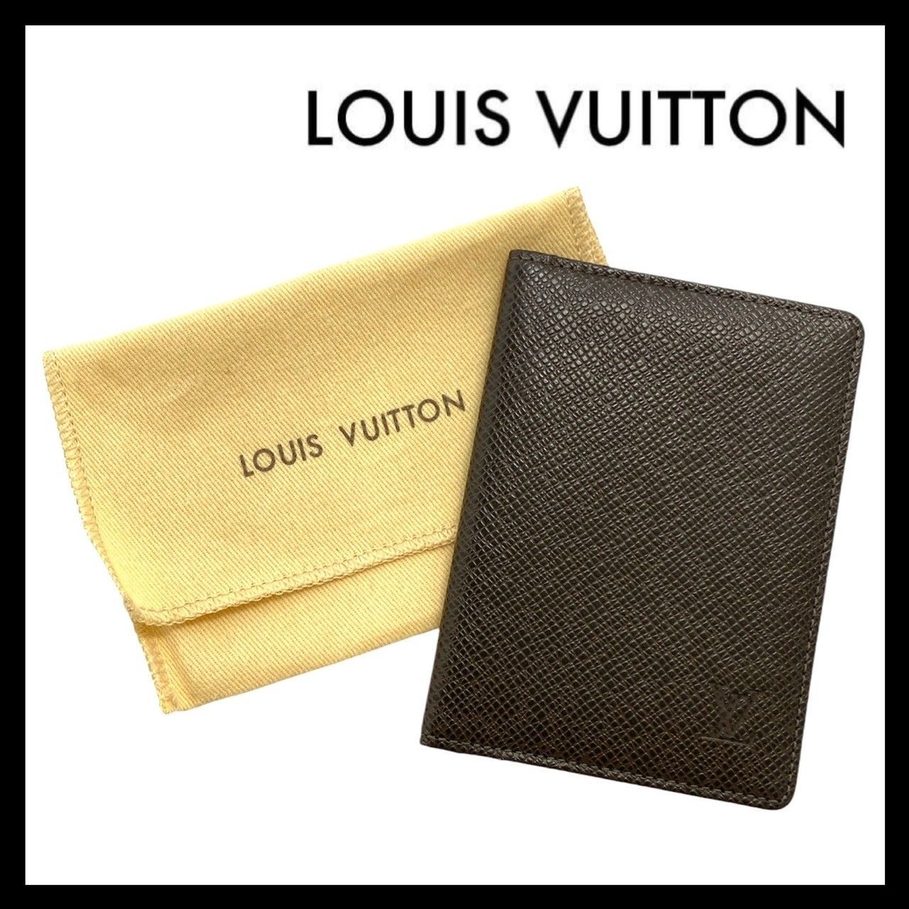 Louis Vuitton ルイヴィトン パスケース タイガ ブラウン系 総柄 ⭐️LOUIS VUITTON⭐️】ルイヴィトン タイガ パスケース
