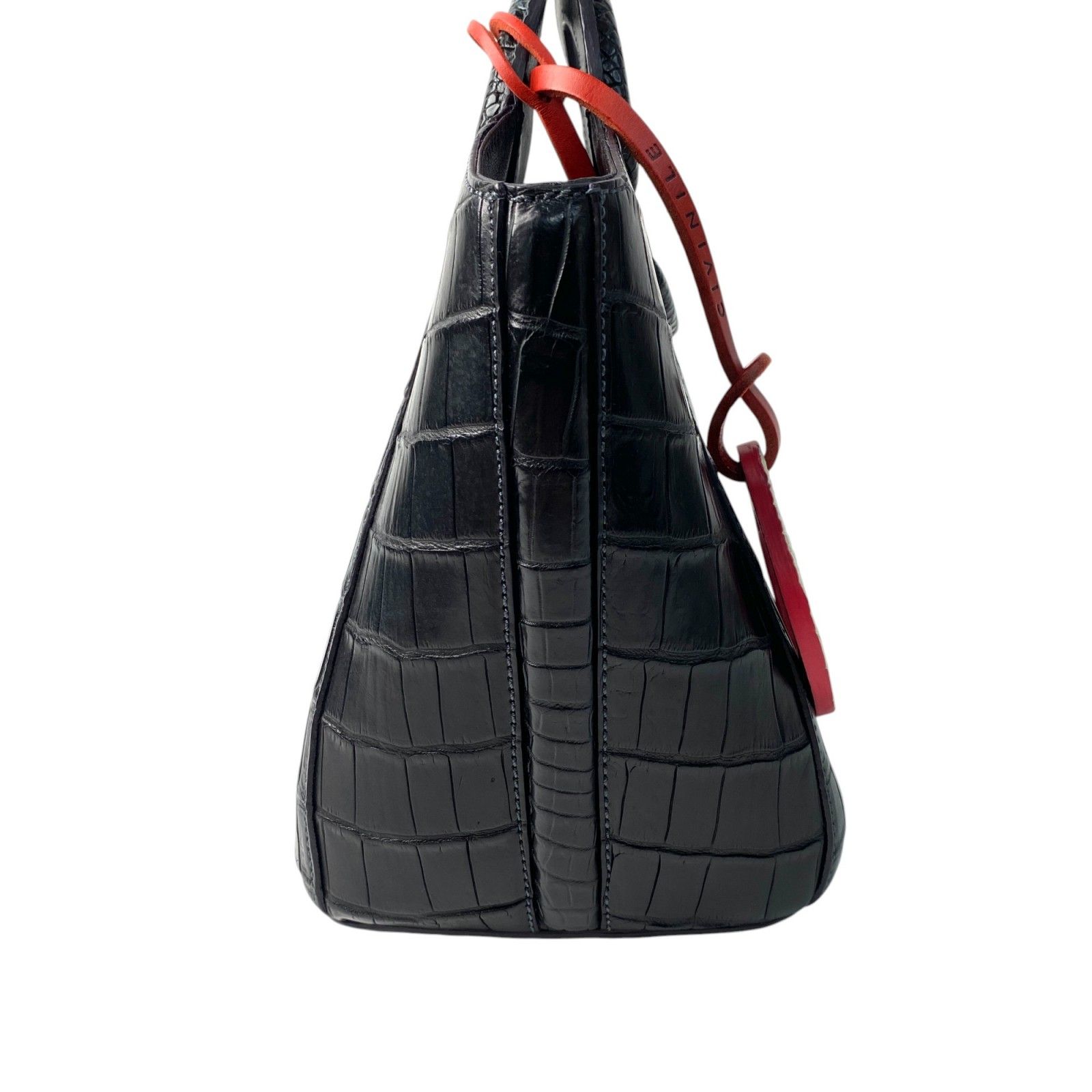 未使用 チビナイル Civinile レディース 2way マットクロコ ショルダー