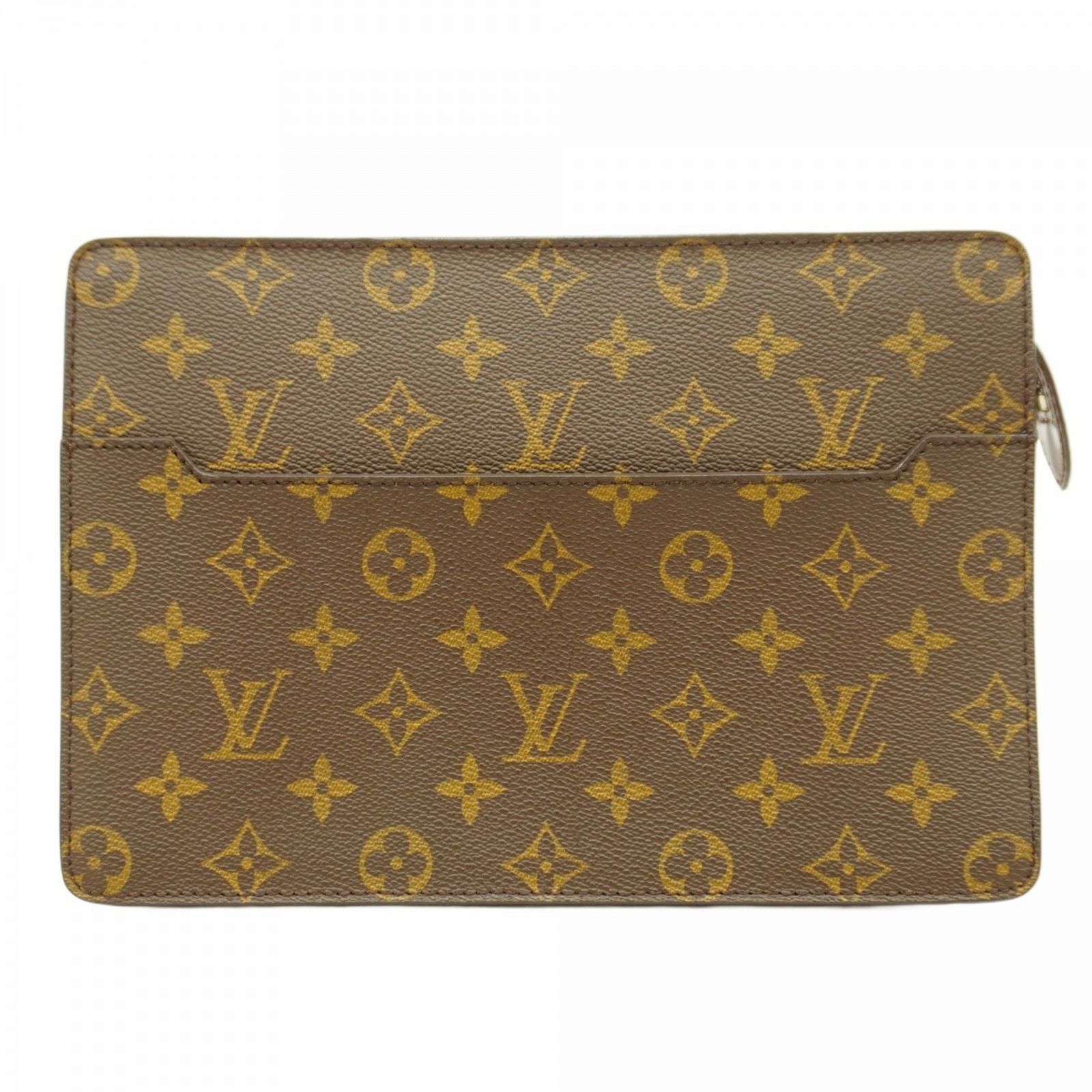 ルイ ヴィトン Louis Vuitton ルイ ヴィトン クラッチバッグ モノグラム ポシェットオム M51795 ブラウンメンズ レディース