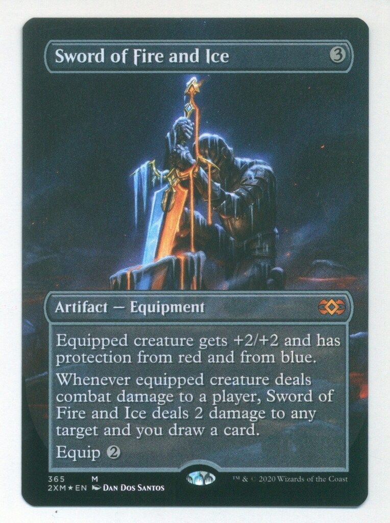 火と氷の剣/foil/拡張　ダブルマスターズその2 Wizards OF THE COAST ダブルマスターズVIP 2XM-VIP 【英・拡