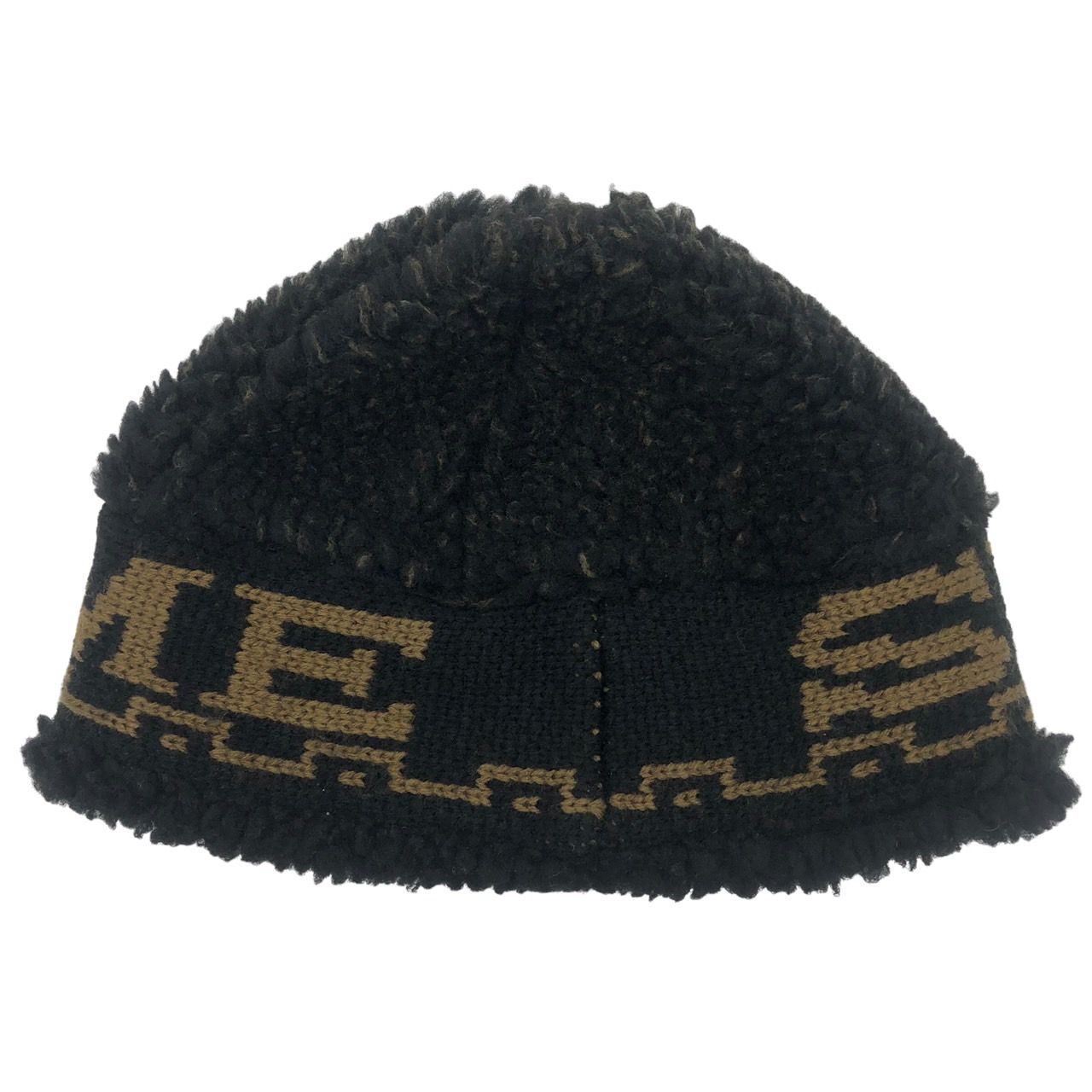 SUPREME(シュプリーム) 23FW Sherpa Logo Beanie Black シェルパ ロゴ 