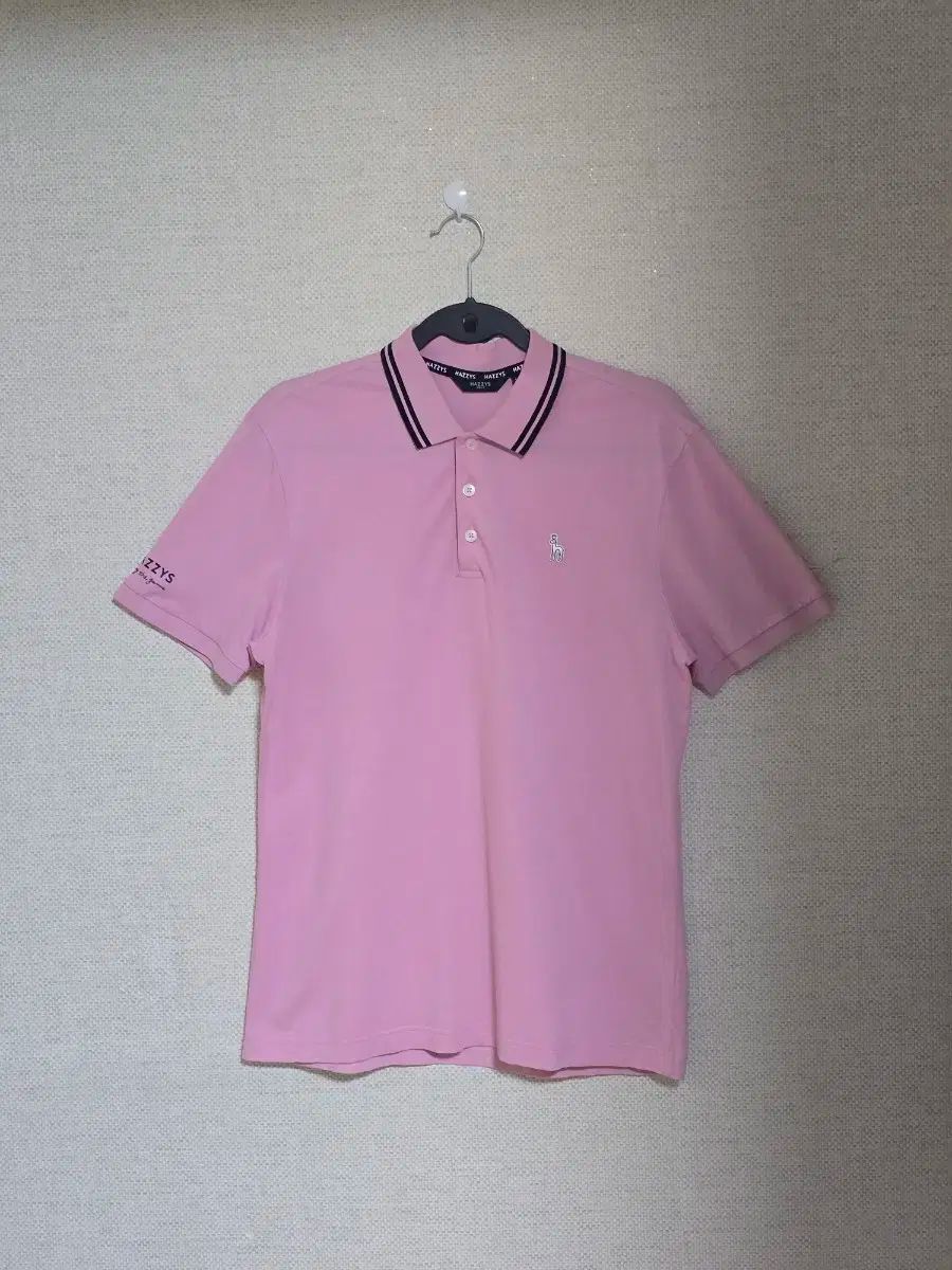 HAZZYS(へジス) メンズ カラー ショートスリーブ T シャツ ( 100 ）