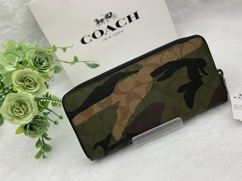 コーチ COACH 財布 長財布 ロングウォレット ラウンドファスナー