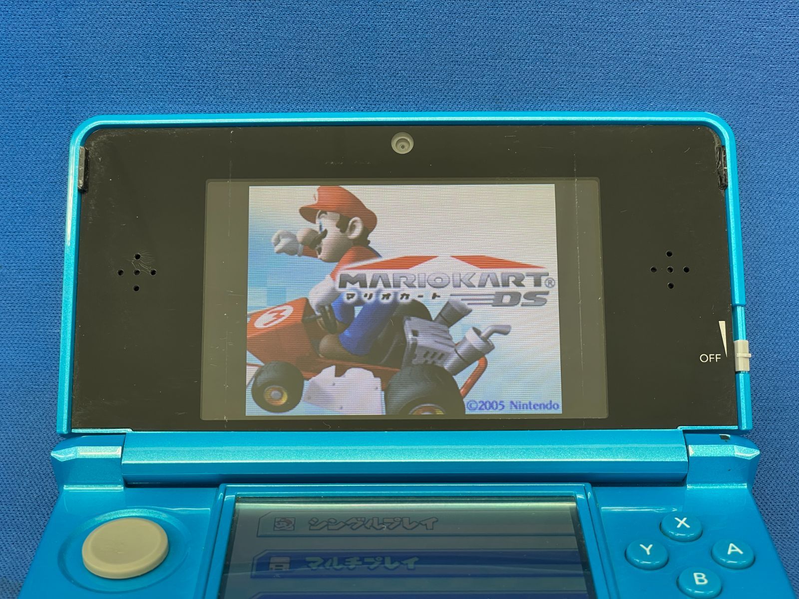 Nintendo 3DS 本体 CTR-001 (ライトブルー) 充電器 4GB SDカード