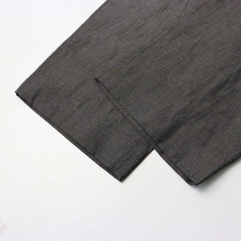 ウールリネンタックパンツ