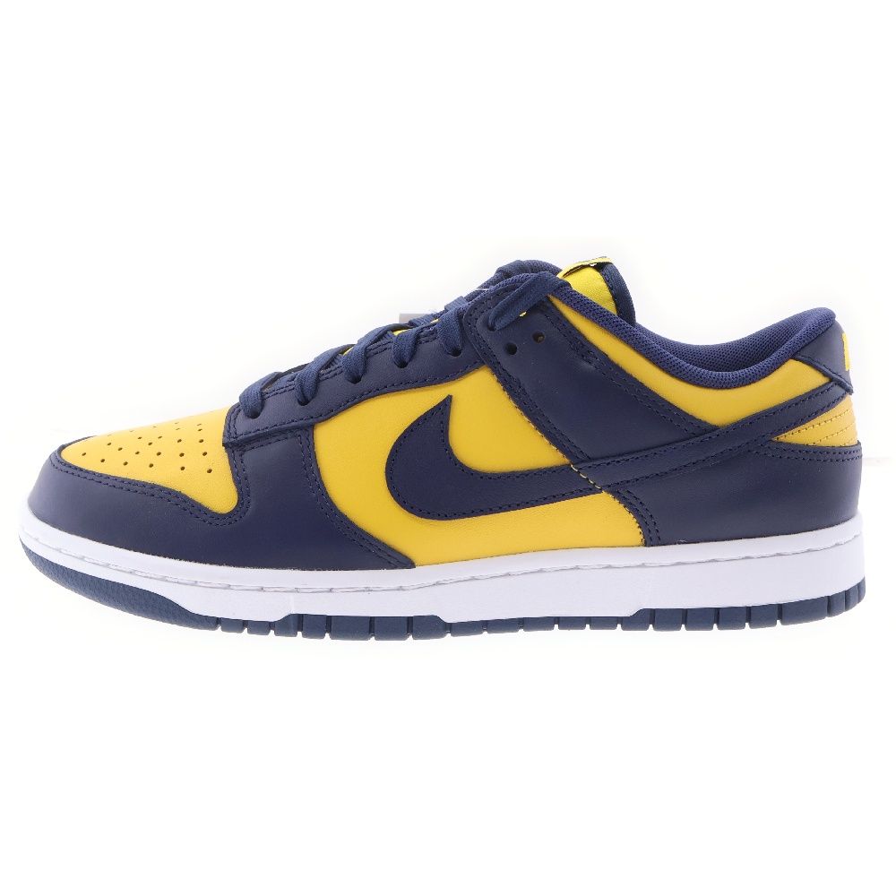 NIKE (ナイキ) DUNK LOW MICHIGAN ダンク ミシガン ローカットスニーカー ネイビー/イエロー US9.5/27.5cm  DD1391-700 - メルカリ