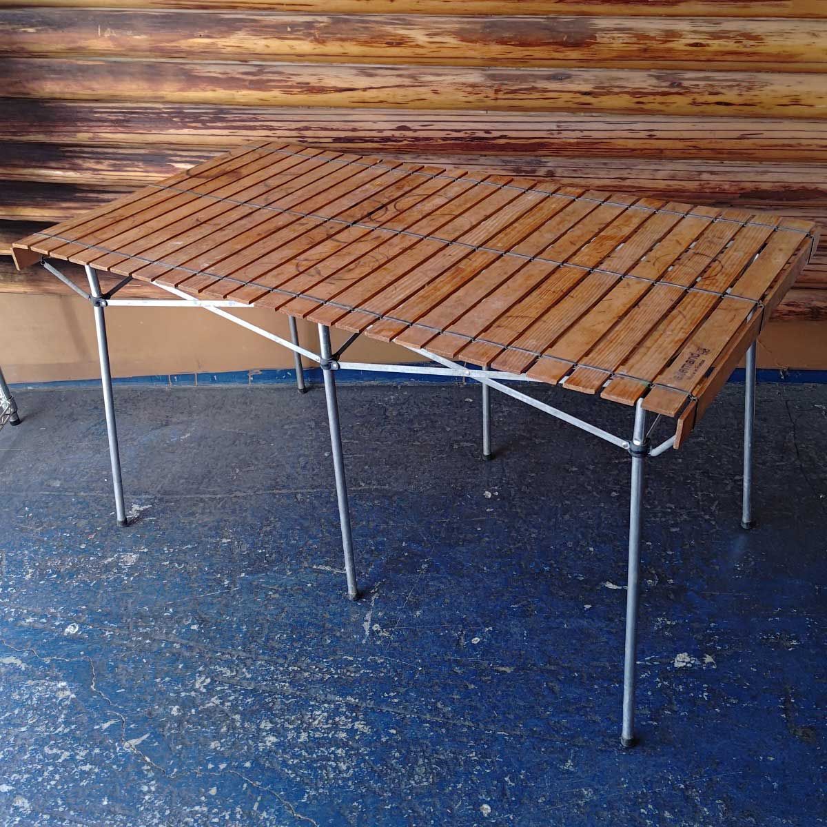 lallemand ラレマンド ウッドロールトップテーブル フランス製 ビンテージ