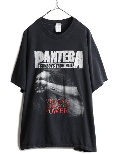 PANTERA パンテラ バンド 長袖Tシャツ ブラック ビッグサイズ 古着 - T