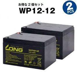 WP12-12 2個セット 産業用鉛蓄電池 サイクルバッテリー LONG