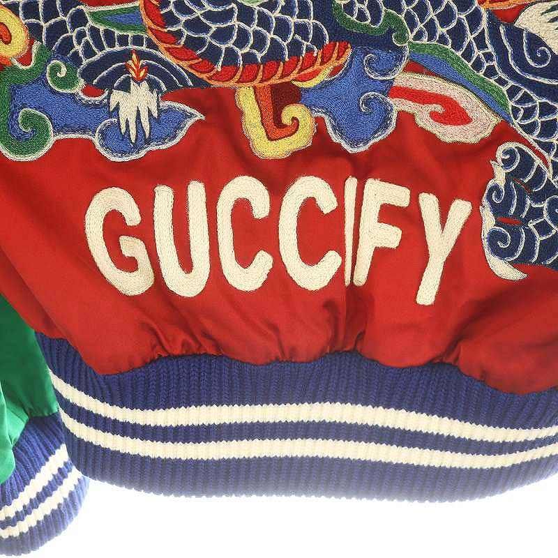 GUCCI グッチ ブルゾン ピンクx赤x青等(総柄) 4103624Y0057 GUCCI グッチ ブルゾン 50(XL位) ピンクx赤x青等(総柄) 【古着