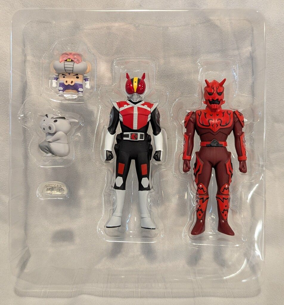 バンダイ ソフビ魂 仮面ライダー電王 仮面ライダー電王+しん王