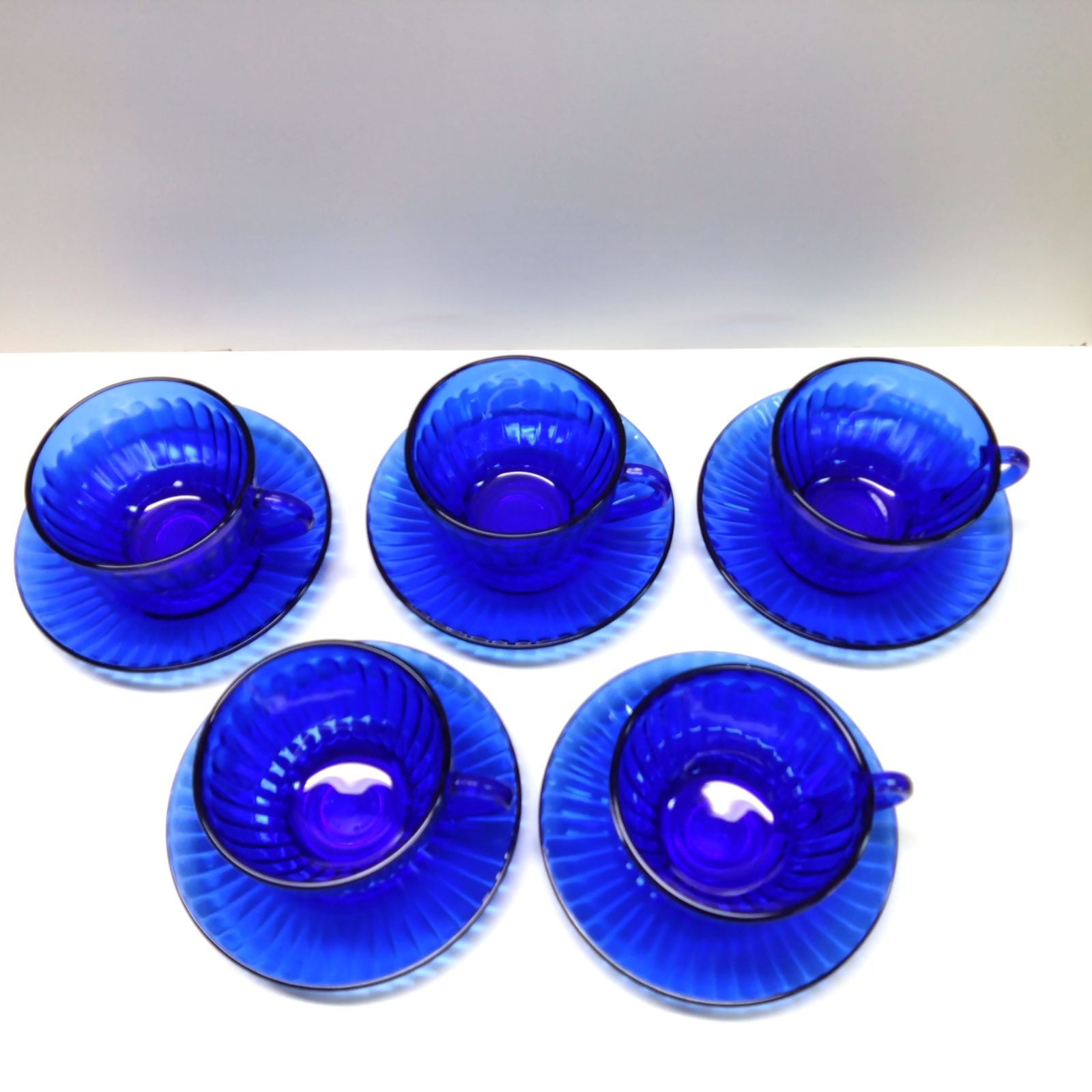 No.950 ブルー、ガラスカップ No.950 ブルー、ガラスカップ