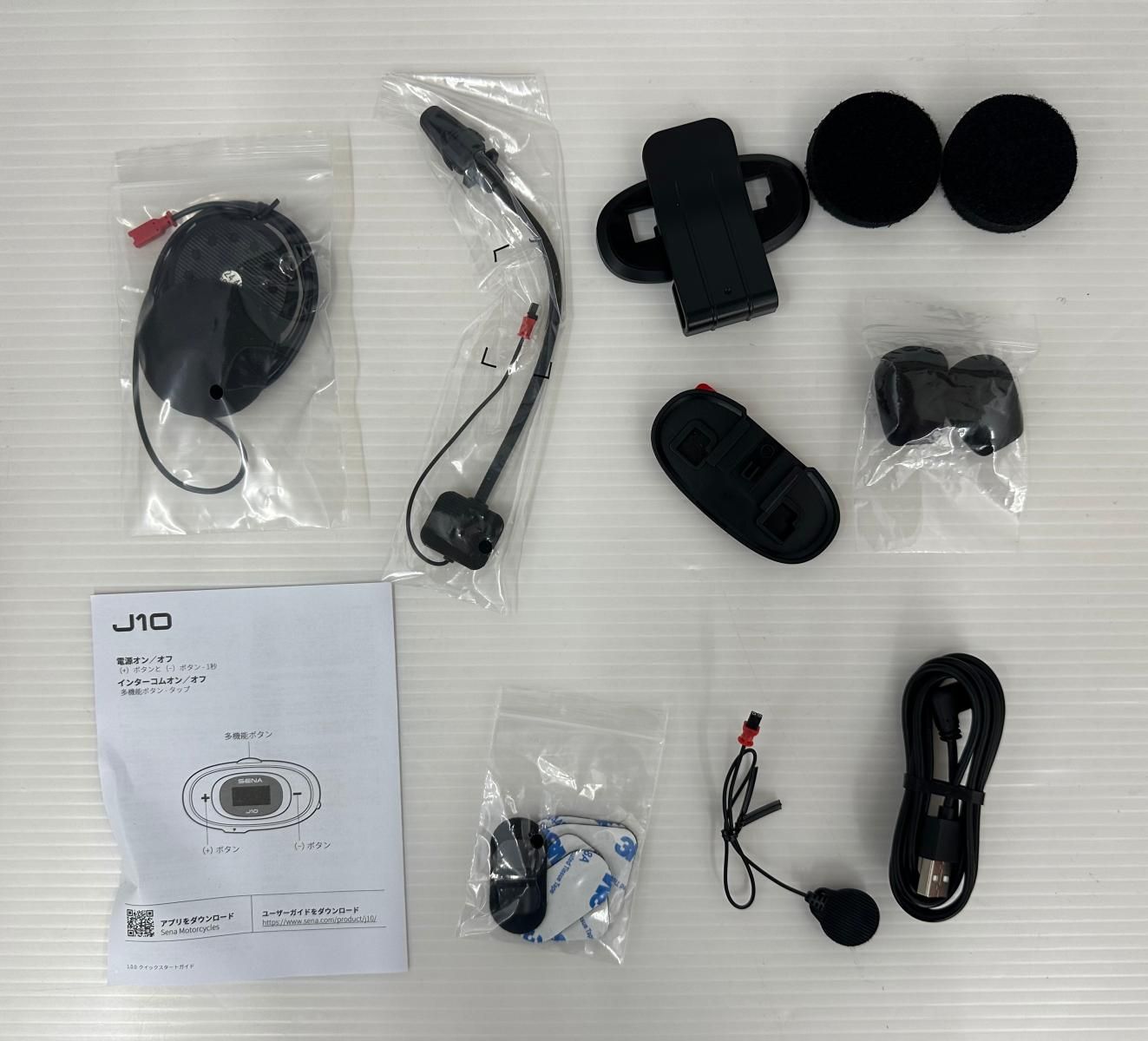 【未使用】SENA セナ バイク用インカム RIDECONNECTED J10 Bluetooth 日本専用モデル (2508162)