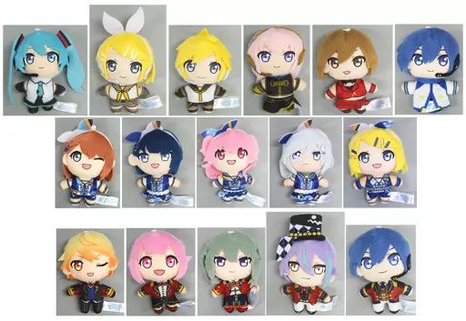 【】キーホルダー 全16種セット ぷちぬいマスコット 「セガ ラッキーくじ プロジェクトセカイ カラフルステージ! feat. 初音ミク Vol.3」 B賞
