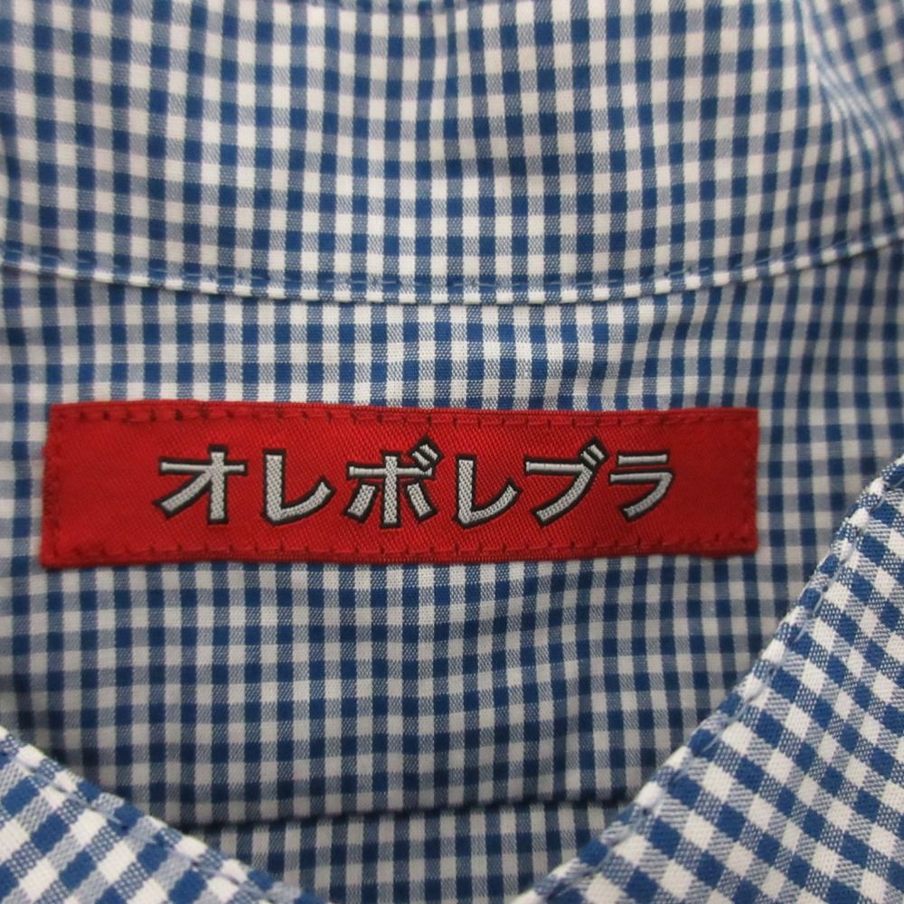 新品未使用　アルベロベロ　OLLEBOREBLA チェックシャツ　ブラウス　M 未使用 OLLEBOREBLA ALBEROBELLO オレボレブラ アルベロベロ