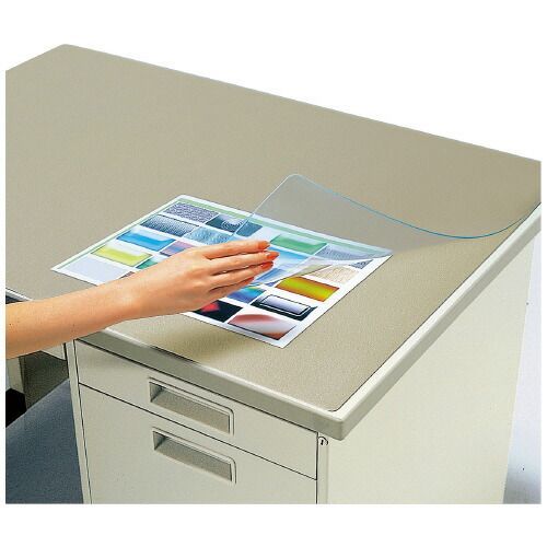 デスクマット軟質Ｗ再生オレフィン 透明 下敷き付き １４７デスク用 ﾏ 847 NM コクヨ