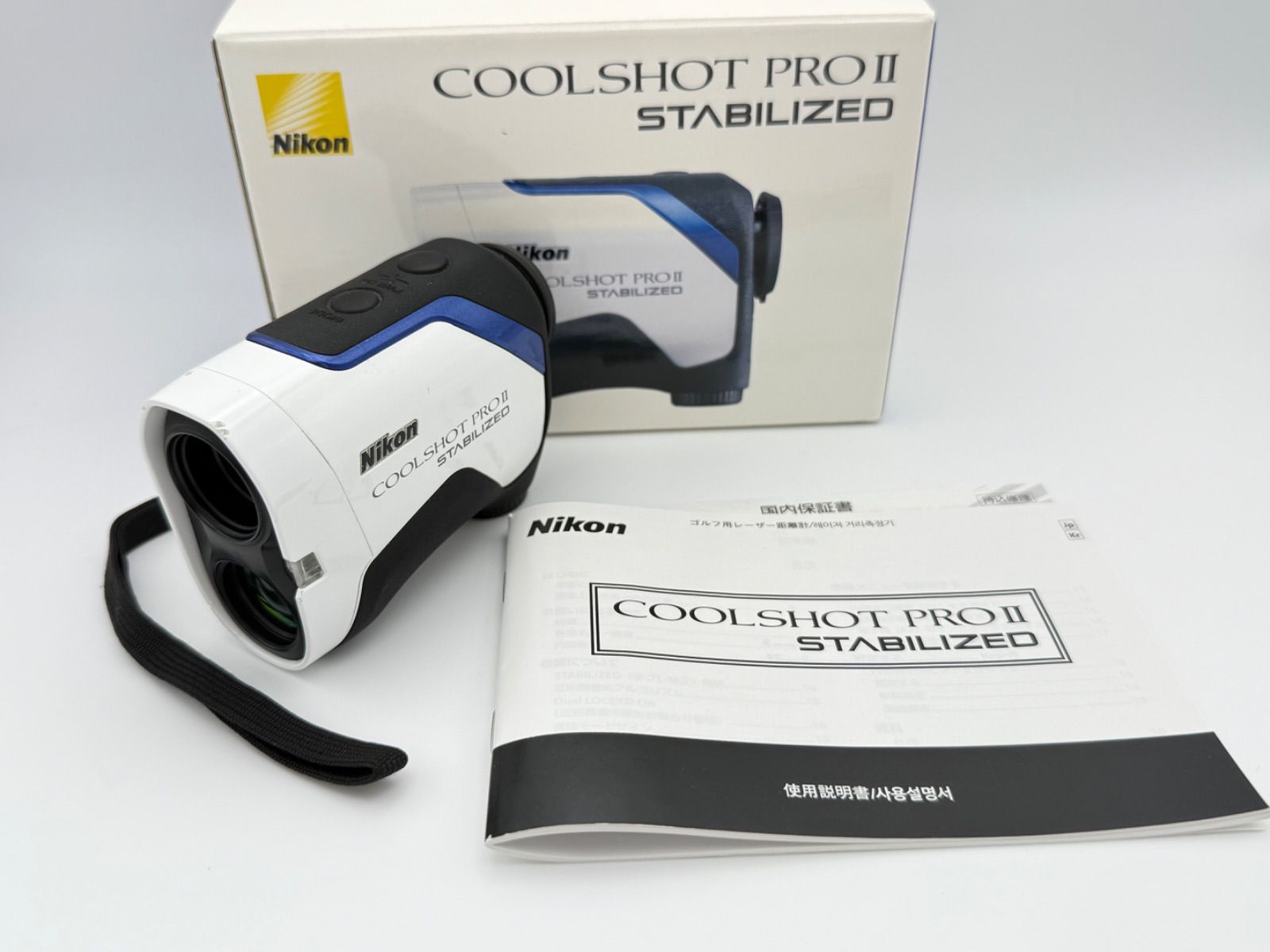 Nikon COOLSHOT PRO II スタビライズ 美品中古 Nikon COOLSHOT PRO II STABILIZED ニコン クールショット PRO2