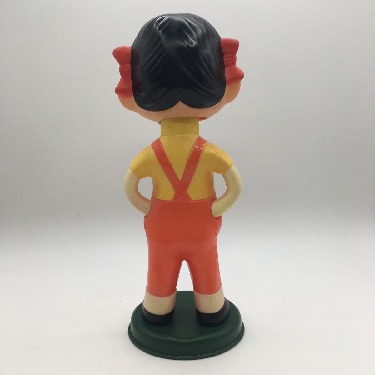 ◎◎ 不二家 首振り人形 ペコちゃん きざみ目 ソフビ　頭ネジ1本 ◎◎ 不二家 首振り人形 ペコちゃん きざみ目 ソフビ 頭ネジ1本