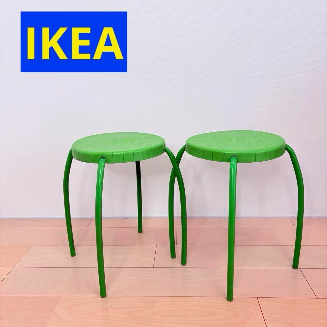 希少】オールドイケア IKEA スツール ポストモダン ビンテージ 90s ②