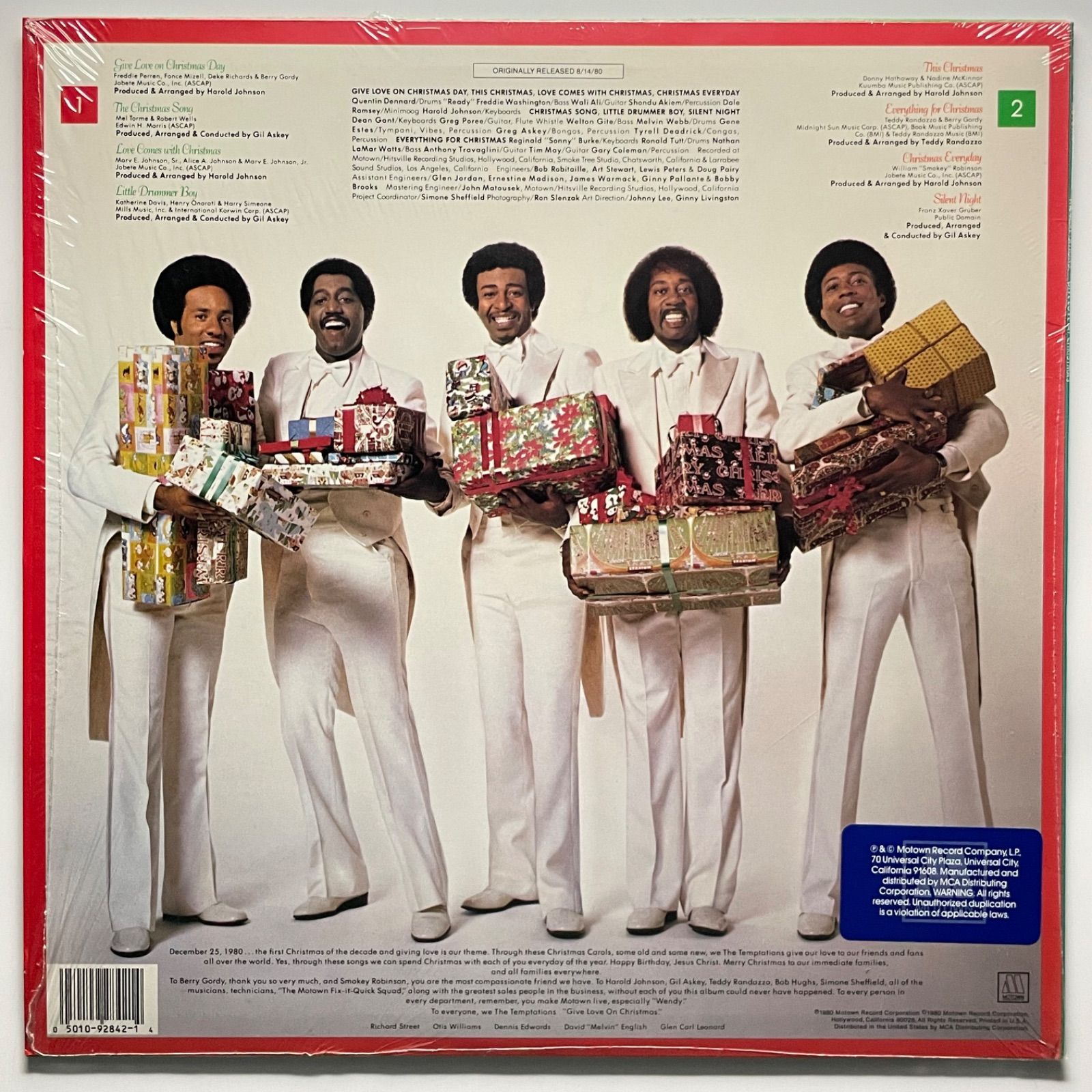 FREE SOUL PARADE レコード　LP レコード (LP) [Soul] The Temptations / Give Love At
