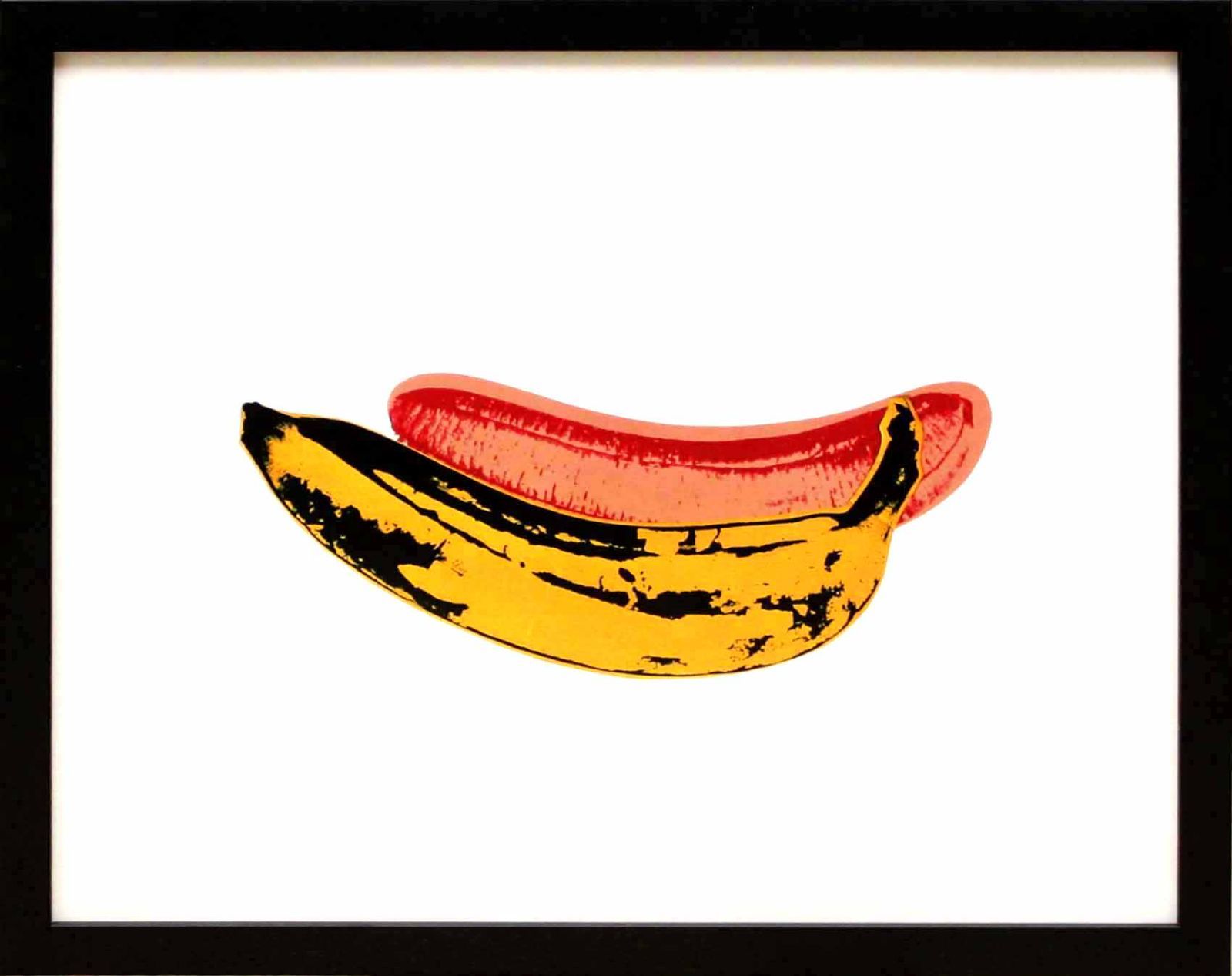 アンディ ウォーホル「バナナ/Banana,1966」展示用フック付ポスター 