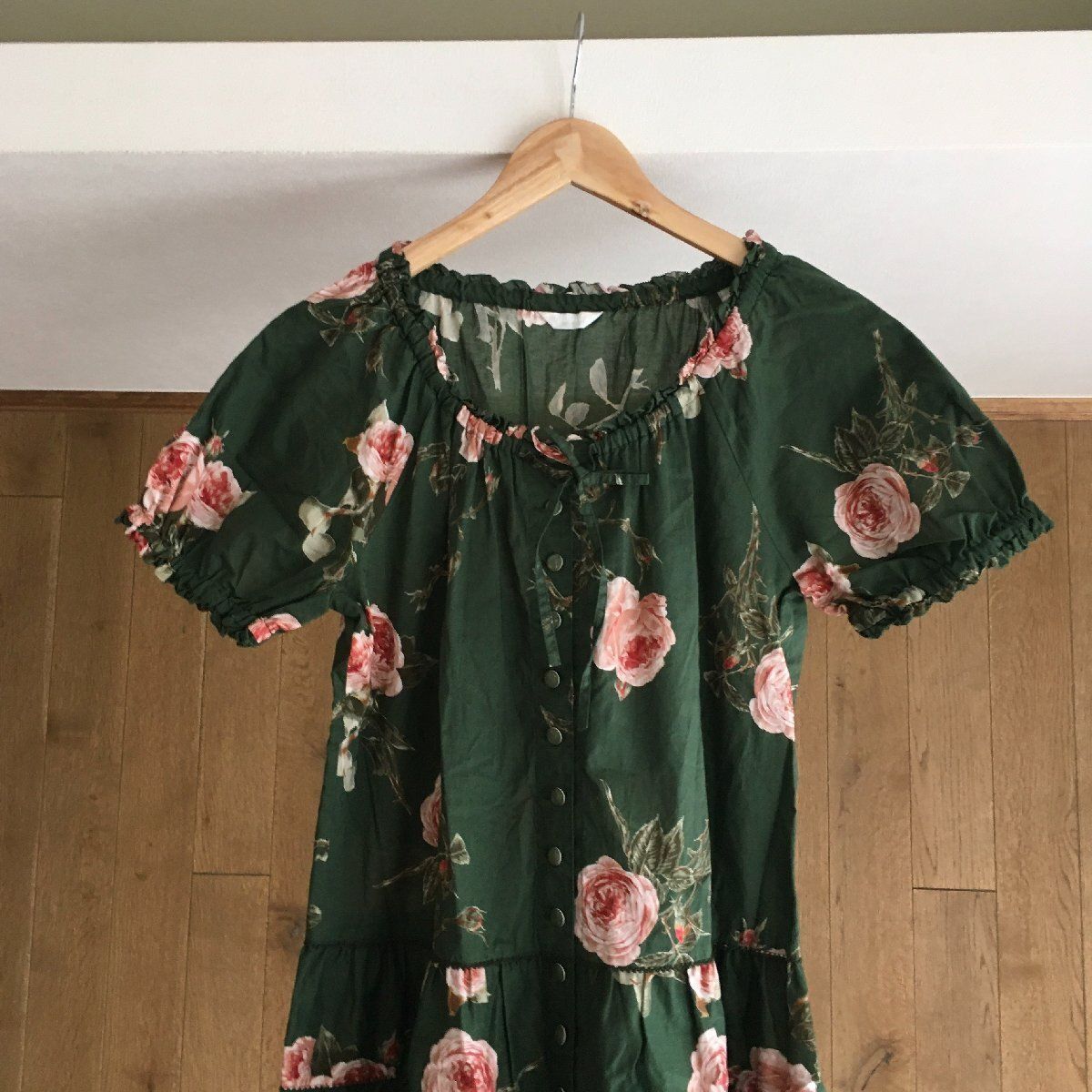 美品 PINK HOUSEピンクハウス フラワー チュニック ワンピース