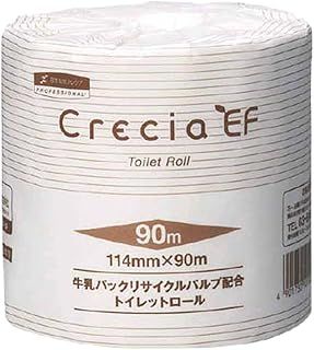 クレシア EFトイレットロール 90mシングル 10101 80入り