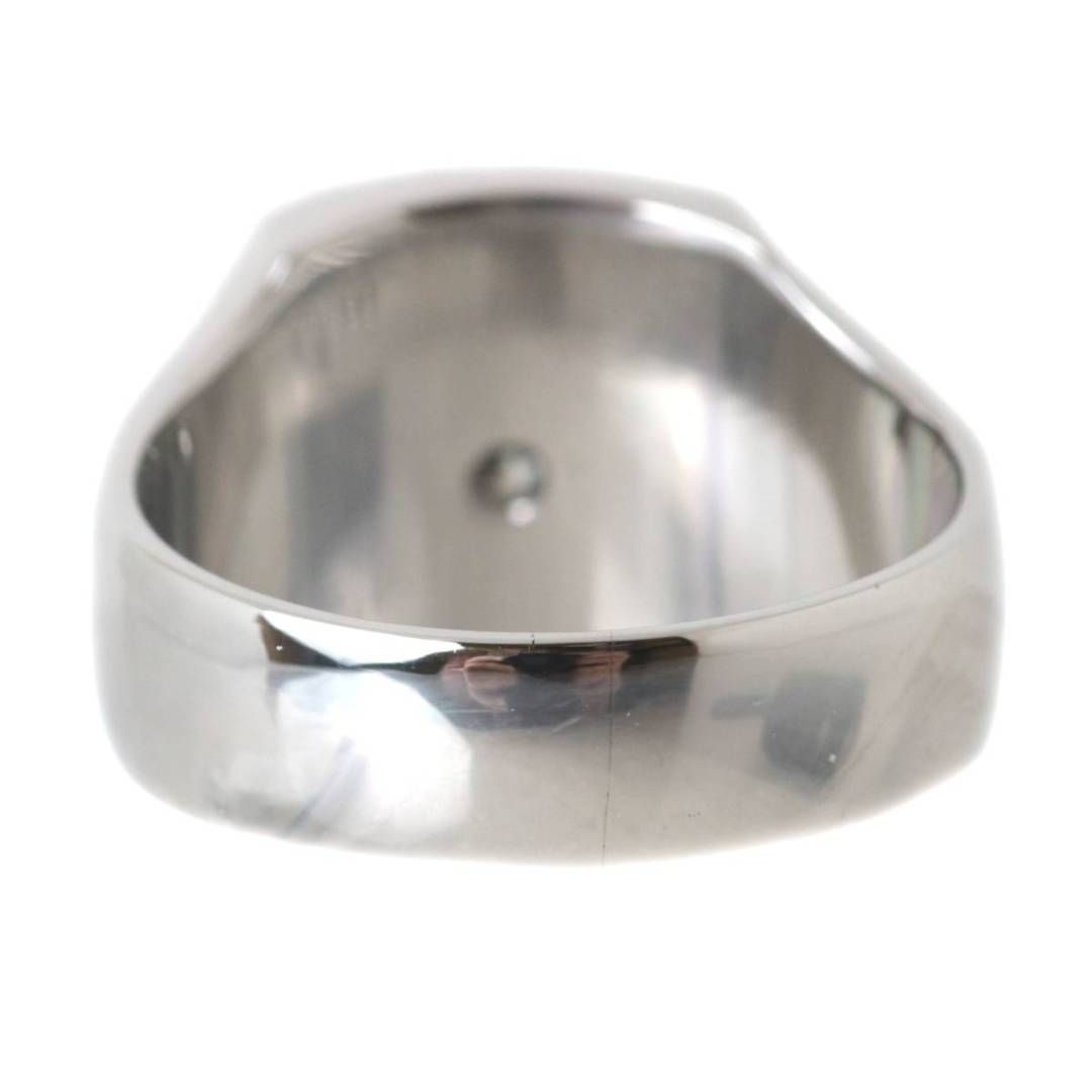 印台 リング 指輪 ダイヤモンド 1P 0.14ct 後光留め Pt900 プラチナ900